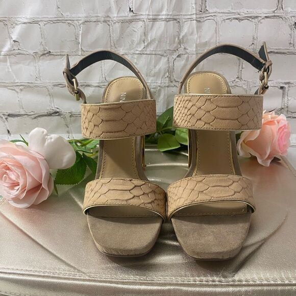 Nine West Beige Sandals - Picture 1 of 7